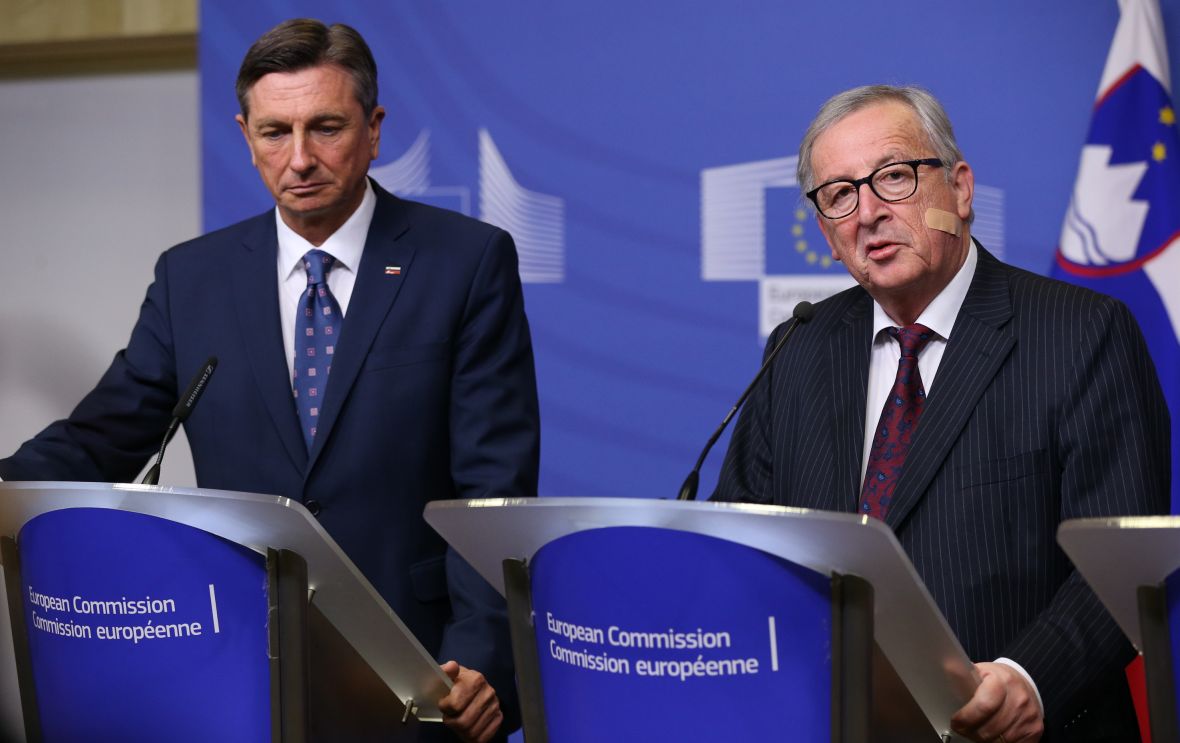 Jean-Claude Juncker održao sastanak s predsjednikom Slovenije Borutom Pahorom - undefined